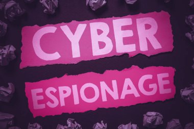 Kavramsal başlık Siber Casusluk, İzinsiz bilgi ve sırları ele geçiren kavramsal fotoğraf