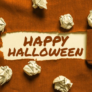 Cadılar Bayramınız kutlu olsun, İnternet Konsepti Hristiyan bayramından önceki akşam