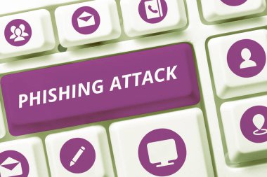 Metin başlığı Phishing Attack, Kavrama anlamı hassas ve gizli bilgi edinme girişimi