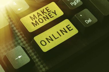 Metin yazma: Para Çevrimiçi Yap, İş Dünyası Ticareti İcat Edinimi Web Teknolojisi