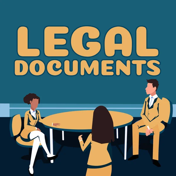 法律文書の手書き 弁護士が作成した法律事項に関する文書の概念 — ストック写真