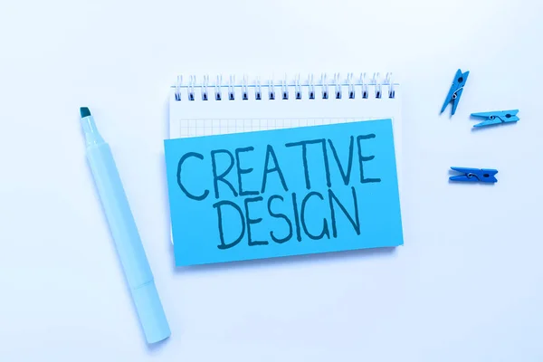 Scrivere Visualizzando Testo Creative Design Business Idea Sottoinsieme Comunicazione Visiva — Foto Stock