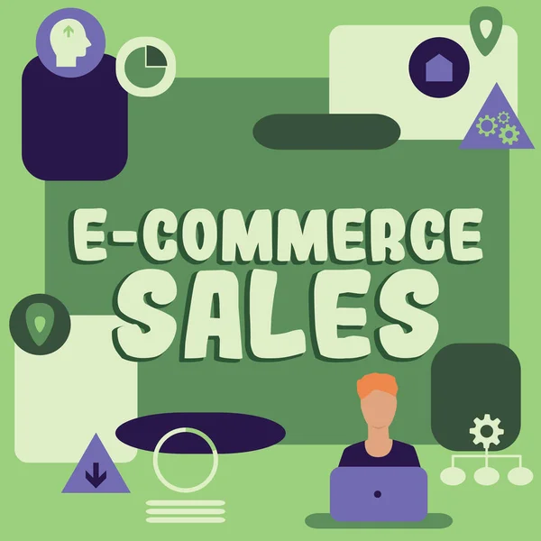 Текст Показує Натхнення Commerce Sales Word Діяльності Купівлі Або Продажу — стокове фото