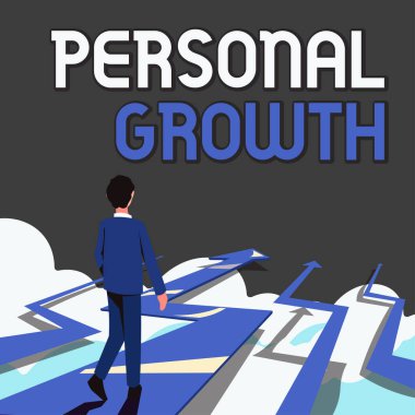 Kavramsal başlık Kişisel Büyüme, İnternet Kendini anlama ve geliştirme süreçleri