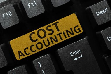 Metin gösteriminin yazılması Maliyet Hesaplaması, İnternet Bir şirkette meydana gelen tüm maliyetlerin kaydını kabul et