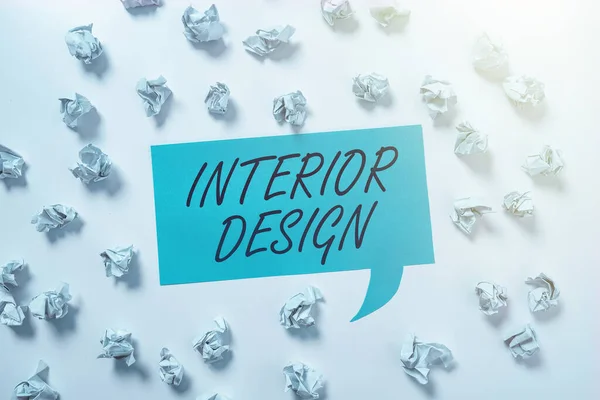 Conceptual Display Interior Design Business Showcase Art Designing Interior Decoration — Stock Photo, Image