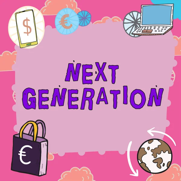 Text Zobrazující Inspiraci Produkt Next Generation Business Approach Který Byl — Stock fotografie