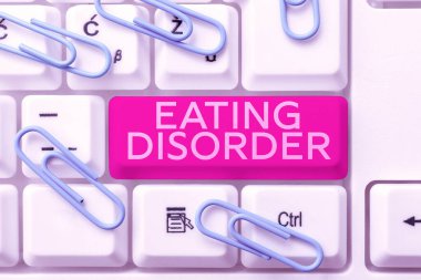 Düzensiz yeme alışkanlıklarıyla karakterize edilen kavramsal yeme bozukluğu, iş konsepti hastalıkları