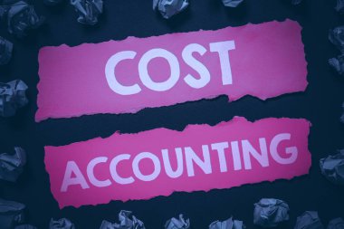 Kavramsal ekran Maliyet Muhasebe, İş Gösterisi Bir şirkette ortaya çıkan tüm maliyetlerin kaydı