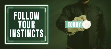 İçgüdülerini izle, iş yaklaşımını izle. Sezgilerini dinle ve kalbini dinle.