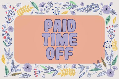 Çalışmadığın anlar için ödemeler alınırken Ödenmiş metin gösterimi, Kavramsal fotoğraf alımı yazılıyor