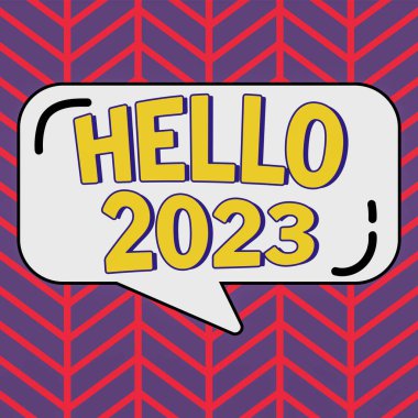 Merhaba 2023, iş yaklaşım kutlaması takvim yılı 2023 'ün başlangıcı.