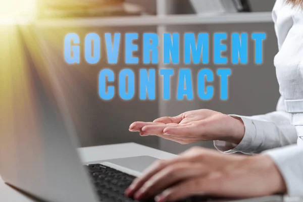 Text Caption Presenting Government Contact Word Debt Security Issued Government — Stock Photo, Image