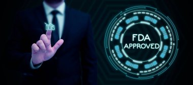 Fda Onaylı 'yı gösteren metin işareti, FDA' daki Sözcük Yazısı ürünün veya formülün güvenli ve etkili olduğunu kabul etti