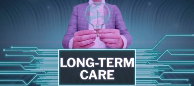 Uzun Dönem Bakımı, İnternet Konsepti Yetişkinler Sağlık Hizmetleri Huzurevi Yaşlılar Konutu