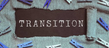 İlham kaynağı gösteren metin Geçiş, İnternet Şekil ve görünümde çarpıcı ya da kapsamlı bir değişiklik kavramı