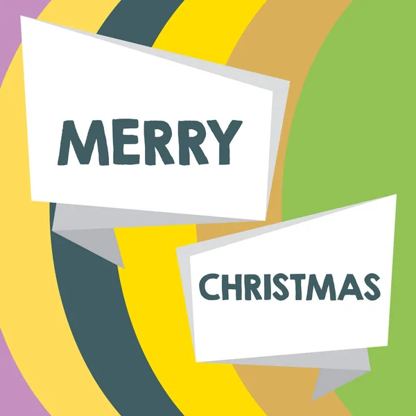 Τίτλος Κειμένου Που Παρουσιάζει Καλά Χριστούγεννα Λέξη Για Την Ετήσια — Φωτογραφία Αρχείου