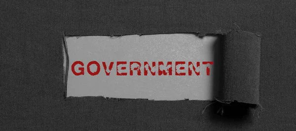 Handwriting Text Government Word Written Group People Authority Govern Country — Stock Photo, Image