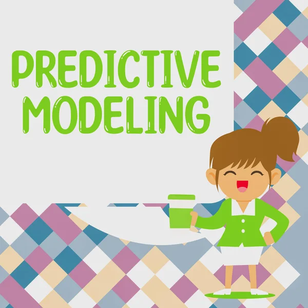 Conceptual Caption Predictive Modeling Internet Concept Maintenance Strategy Driven Predictive —  Fotos de Stock