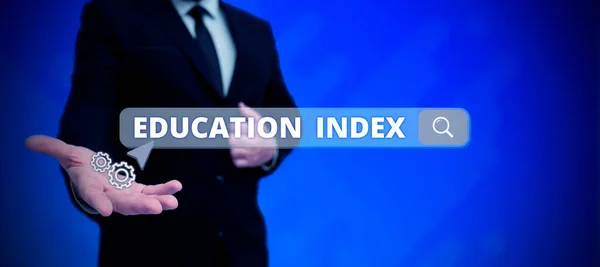 Scriere Mână Text Educație Index Concept Care Vizează Satisfacerea Nevoilor — Fotografie, imagine de stoc
