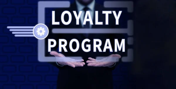 Inspiratie Met Teken Loyalty Program Business Concept Marketing Inspanning Die — Stockfoto