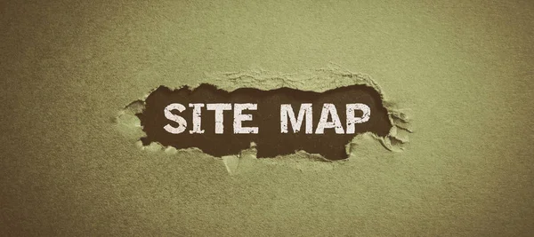 Text sign showing Site Map, Business idea designed to help both users and search engines navigate the site