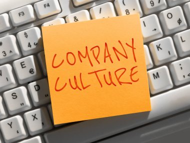 Şirket Kültürü, Çalışanların çalıştığı çevre ve elementler üzerine yazılmış Sözcük