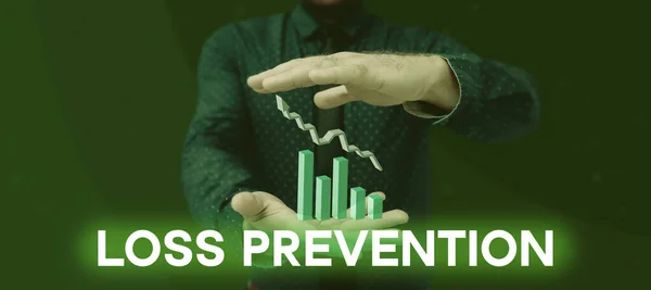 Handschrifttekst Loss Prevention Business Aanpak Het Feit Dat Niet Meer — Stockfoto