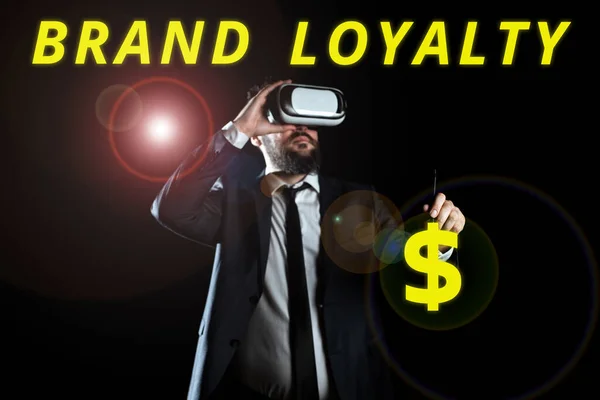 Conceptual display Brand Loyalty, Conceptual photo Repeat Purchase Ambassador Patronage Favorite Trusted