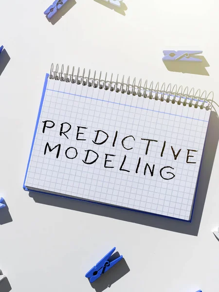 분석에 작동하는 비즈니스 Predictive Modeling — 스톡 사진