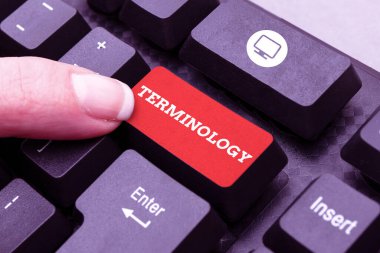 El yazısı imzası Terminoloji, Kavram anlamı, çalışmalarda belirli teknik uygulamalarla kullanılan terimler