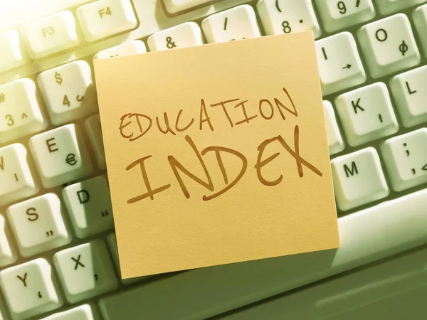 Tekst Bijschrift Presenteren Onderwijs Index Business Overzicht Gericht Leerbehoeften Van — Stockfoto