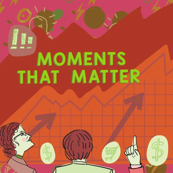 Text Rukopisu Moments Matter Internet Koncept Významné Pozitivní Šťastný Nezapomenutelné — Stock fotografie