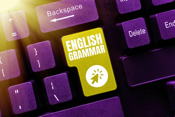 Englische Grammatik Business Kurse Decken Alle Sprach Und Schreibstufen Englisch — Stockfoto