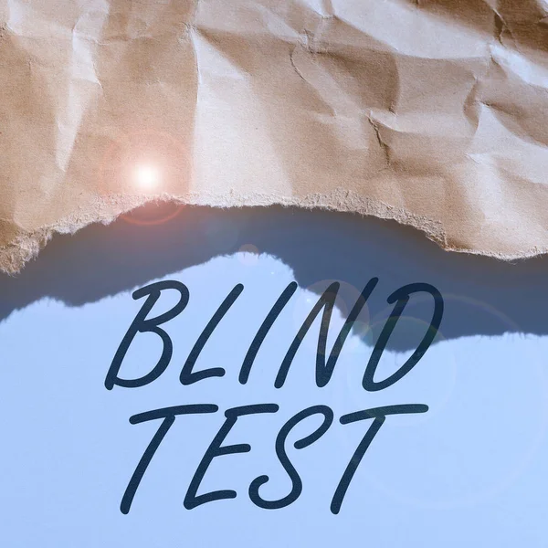 Χειρόγραφο Κείμενο Τυφλή Δοκιμή Ιντερνετ Έννοια Κοινωνική Εμπλοκή Ένα Πρόσωπο — Φωτογραφία Αρχείου