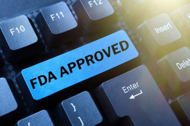 İlham kaynağı olan Fda Onaylandı 'yı gösteren metin, FDA' nın ürün veya formülün güvenli ve etkili olduğunu kabul ettiği anlamına gelir.