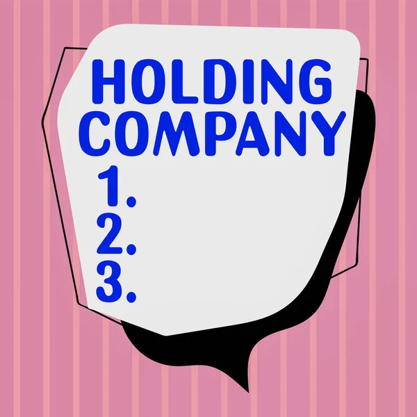 Συγγραφή Κειμένου Holding Company Επιχειρηματική Ιδέα Μετοχές Ακινήτων Και Άλλων — Φωτογραφία Αρχείου