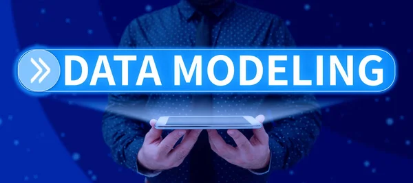 데이터 모델링 Data Modeling 데이터 스토리지 시스템간 데이터 전송의 인터넷 — 스톡 사진
