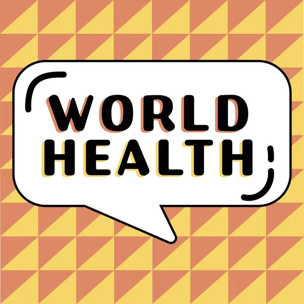 Konceptuell Visning Världshälsa Begreppet World Day Action Dedikerad Till Att — Stockfoto