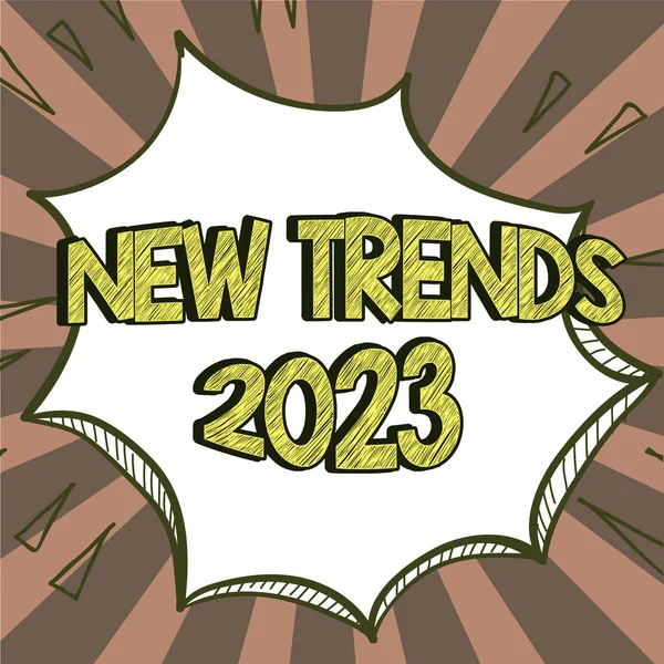 2017 Text Showing Inspiration New Trends 2023 Business Concept General — 스톡 사진