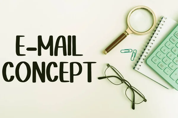 Εγγραφή Εμφάνισης Κειμένου Mail Concept Έννοια Αλληλουχία Των Προσπαθειών Μάρκετινγκ — Φωτογραφία Αρχείου