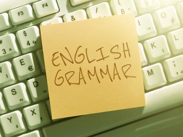 Εγγραφείτε Εμφανίζοντας Αγγλικά Grammar Εννοιολογικά Μαθήματα Φωτογραφίας Καλύπτουν Όλα Επίπεδα — Φωτογραφία Αρχείου