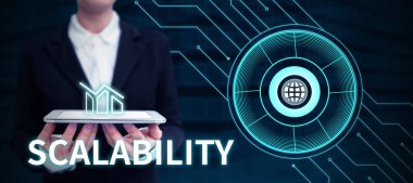 Kavramsal ekran Ölçeklenebilirliği, talep üzerine kolaylıkla genişletilebilen veya yükseltilebilen iş genel görünümü