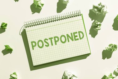 Ertelenmiş gösterme işareti, öncelik, tercih ya da önem sırasına göre daha sonra yerleştirilecek sözcük