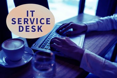 El yazısı imzası It Service Desk, İş Genel Görünümü Teknolojik Destek Merkezi