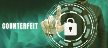 Sahtesini gösteren imzalar, aldatma amaçlı başka bir şeyin sahtesiyle yapılan iş yaklaşımı.