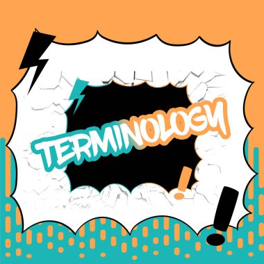 Çalışmalarda belirli teknik uygulamalarla kullanılan Terminoloji, İş kavramı terimleri sunan metin başlığı