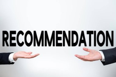 El yazısı imzası Tavsiye, İş yaklaşımı En iyi eylem planına ilişkin öneri