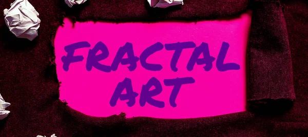 Fraktal Sanat işareti gösteren ilham kaynağı, açık tartışmada kullanılan web sitesinin yeri veya bölümü için sözcük