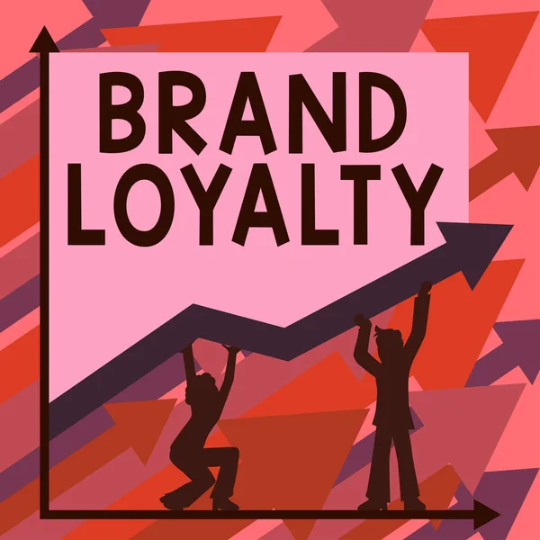 브랜드 Brand Loyalty 비즈니스 케이스 반복하기 Patronage Favorite Trusted — 스톡 사진